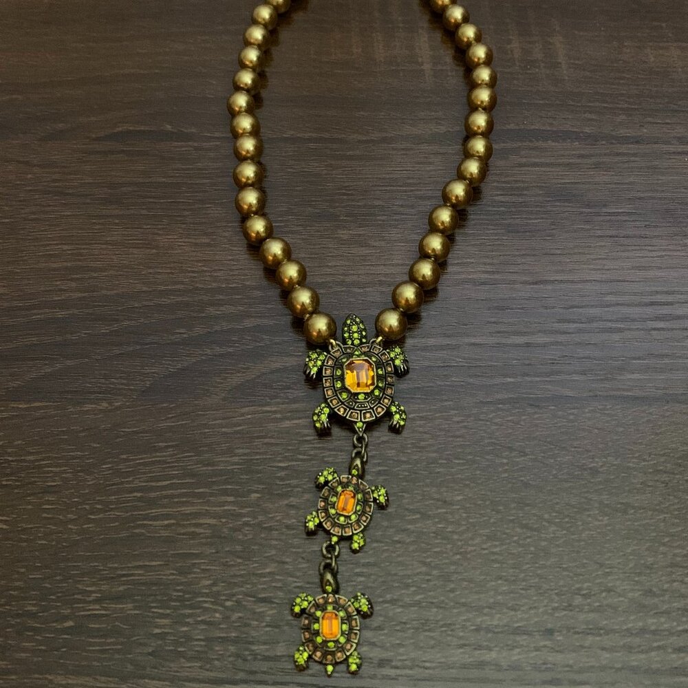 Heidi Daus Turtle Necklace